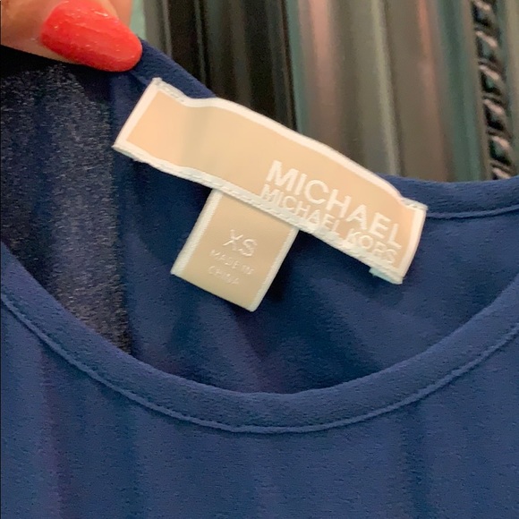 Navy blue Michael Kors strappy dress - Picture 2 of 4